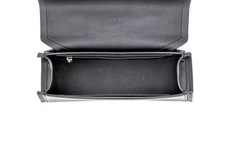 Dharma Crossbody Black With Matte Gold Chain