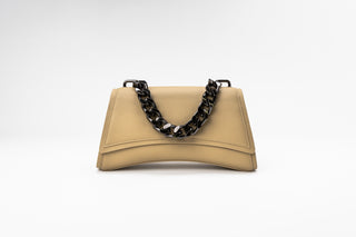 Dharma Crossbody Beige Sand with Gunmetal Chain