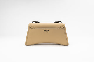 Dharma Crossbody Beige Sand with Gunmetal Chain