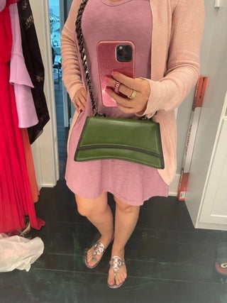 Model featuring Dharma Crossbody Handbag